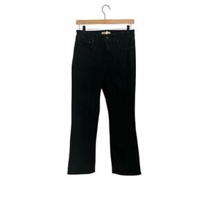 Madewell Curvy Kick Out Bootcut Black Jeans Size 28